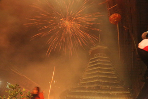 Fireworks in Zhaoxing