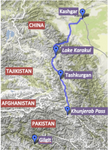 Karakoram Highway Map