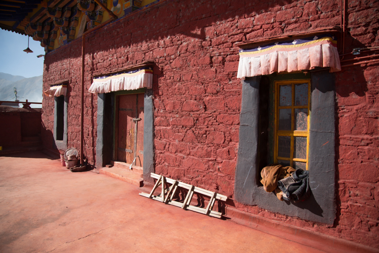 The roof of Ramoche Temple, Lhasa