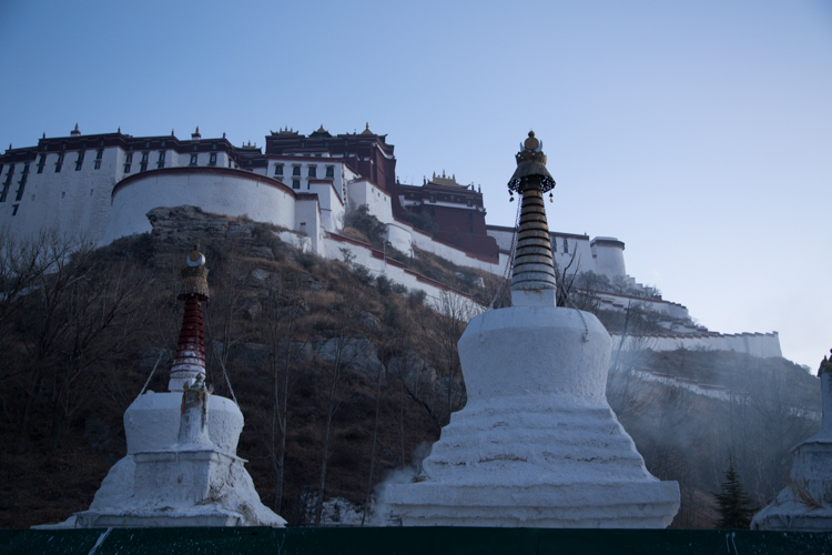 Behind the Potala Palace, Lhasa