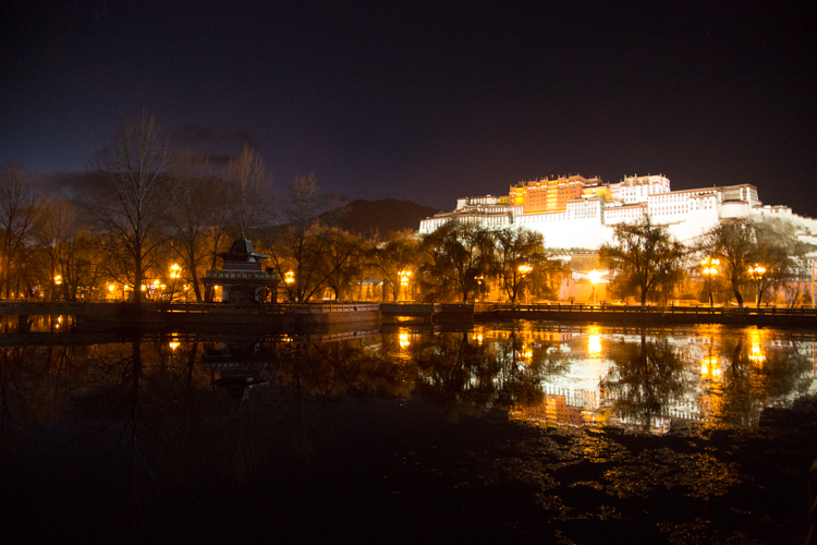 Potala Palace and reflection, Lhasa