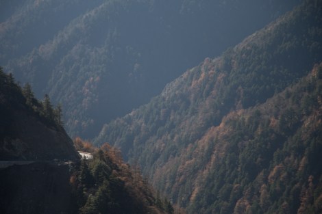 Road on Balangshan, Sichuan