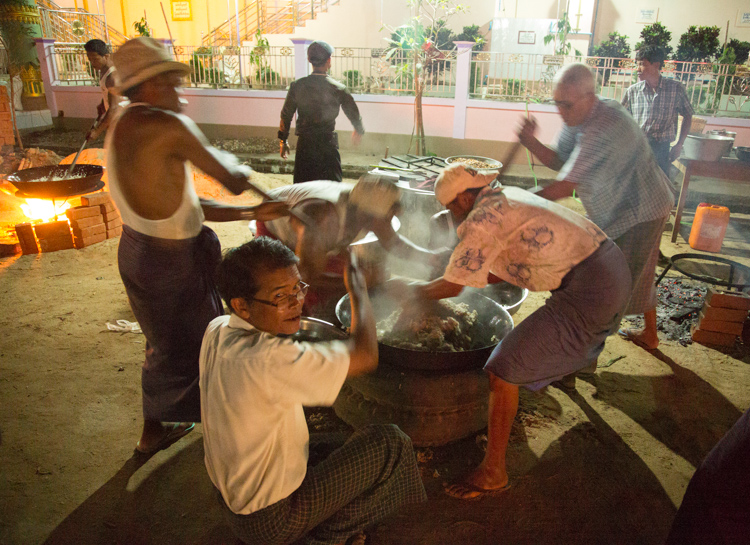 Burmese festival sticky rice, Bago