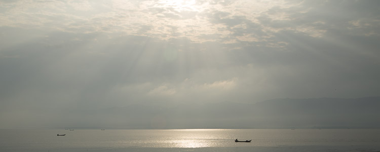 Indawgyi in the morning