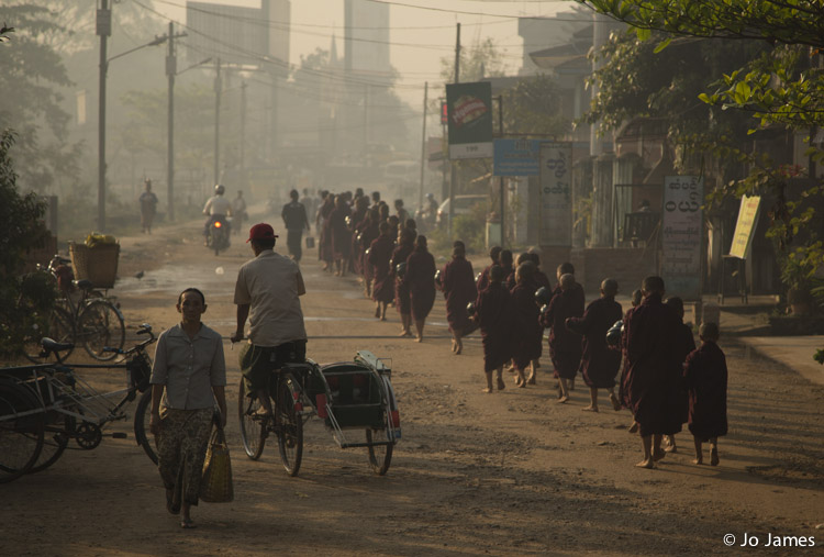Monks in Bago