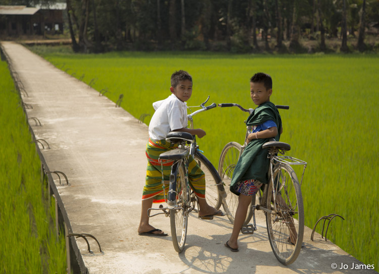 Boys on bikes